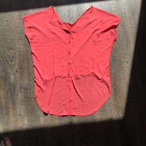 Coral Forever 21 button up